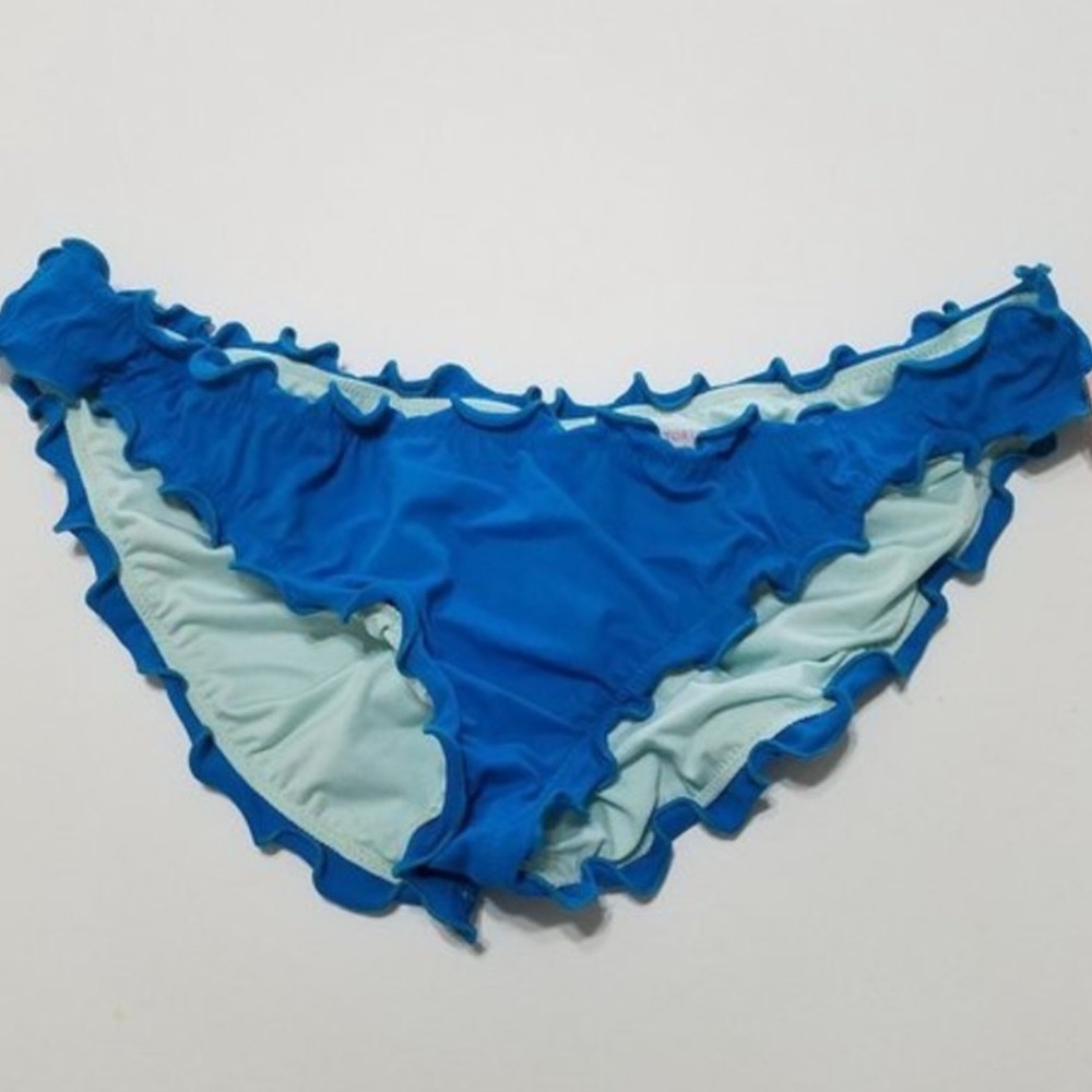 NWT Victoria's Secret Bikini Bottom Blue Size M